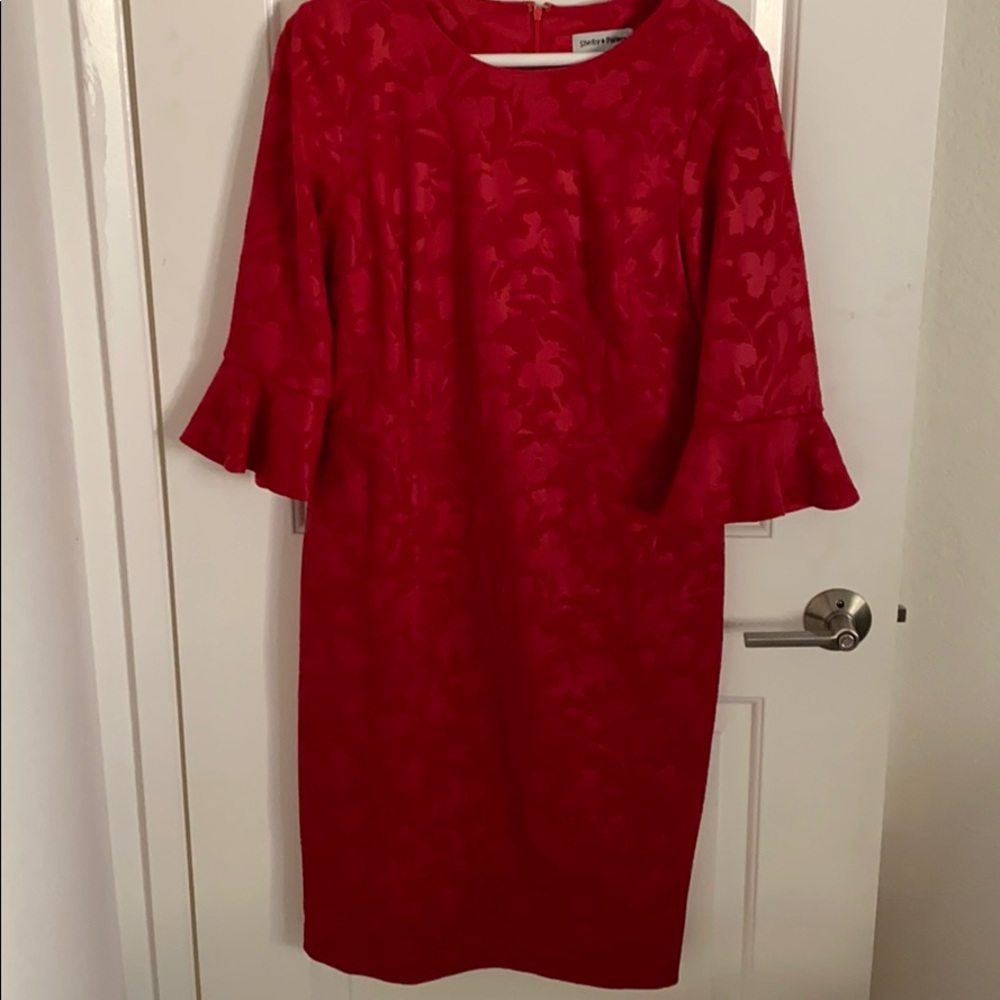 Beautiful Red Bell Sleeve Dress